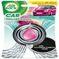 Osvježivač zraka za automobil s vremenskim otpuštanjem s ugljičnim zračnim filtrom, Karipskom lagunom i cvijetom hibiskusa, količina